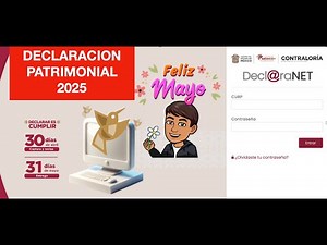 DECLARACION PATRIMONIAL 2025 DECLARANET