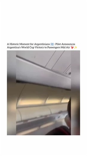 GOAT10 on Instagram: "Never forget when an Argentine pilot dramatically announced Argentina’s historic win over France in the 2022 World Cup final 🏆 What a way to find out your nation is a World Champion 🇦🇷❤️ #messi #viralreels #explorepage . . . . . . . . #football #soccer sportsreels sports fifa championsleague footballplayer barcelona realmadrid nike messi leomessi ronaldo viralreels trending explorepage"