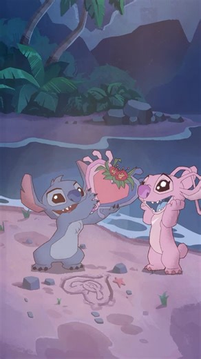 Disney | Even our favorite blue alien celebrates Valentine’s Day... but not without causing some chaos! 💙 | Instagram