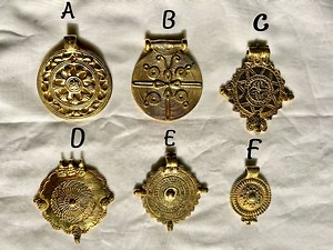 Handmade Brass Tribal Pendants: Bohemian Jewelry Making Supplies - Etsy