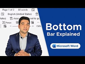 Microsoft Word Bottom Bar Explained – Status Bar Features