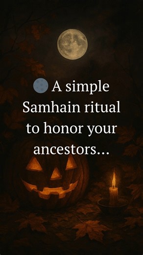 Samhain is the season when the veil thins and we honor those who came...