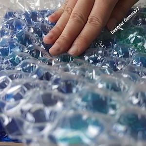 74K views · 1K reactions | Fantasy Blue World | Easy Acrylic Painting Ideas - All the paints I used were acrylics mixed with water. | Designer Gemma77 | Facebook