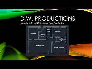 Autocad 2017- House Floor Plan Design