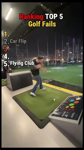 Ranking BEST Golf Fails! #funny #shorts #ranking