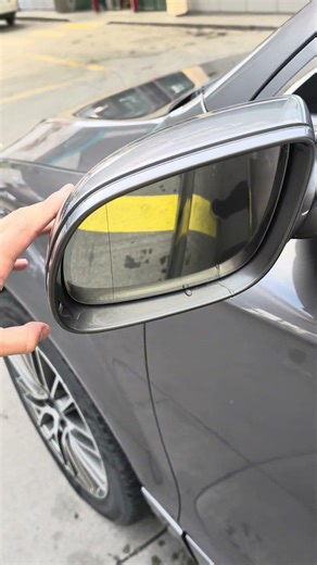 AUDI Q7 REVERSE MIRROR FOLDING FOR EASY DRYING AFTER WASHING #audi #automobile #details