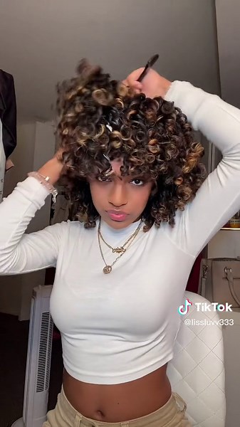 my curly fro routine 🫶🏽 hits every time #fyp #hairstyle #foryoupage #curls #curlyfro #tutorial