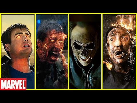 Evolution of Transformation into Ghost Rider in Media 1995-2025