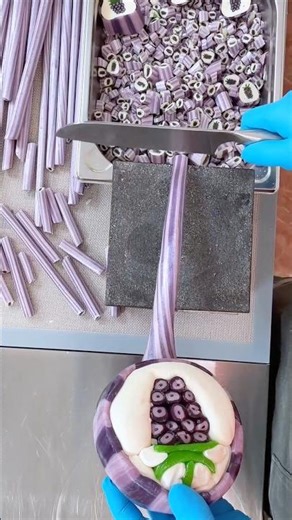 This Candy Turned Into Blackberries 🫐 | Satisfying Cutting #asmr #funnyvideo #candy