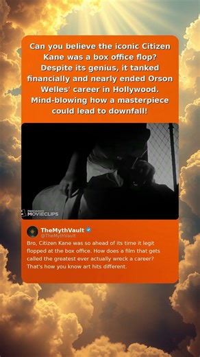 Can you believe the iconic Citizen Kane was a box office flop? Despite its genius, it tanked financi
