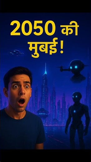 2050 की मुंबई | Future Mumbai Reality in Hindi #shorts