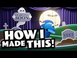 How I Made a Halloween Starting Soon Screen | StreamSchool
