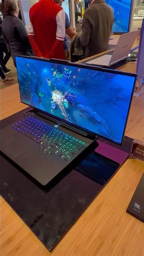 Lenovo Legion Pro Rollable Concept Gaming Laptop - CES 2026 #lenovo #ces2026