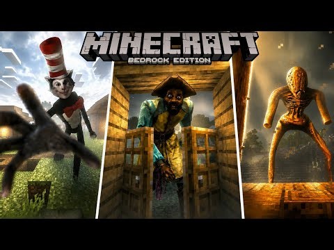 5 Minecraft New 3D Horror Mods For BEDROCK/POCKET EDITION | Minecraft Scary Add-on For MCPE