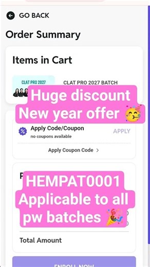 🤯 PW CLAT PRO 2027 | CLAT 2027 | 2026 | PW CLAT COUPON CODE | PW LAW BATCH | CLAT PRO HUGE DISCOUNT🥳