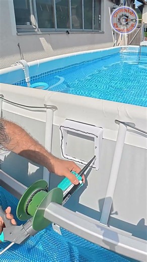 Pool Skimmer installieren, Intex Pool #DIY #pool #intex #fun #summer