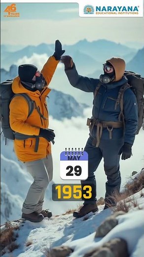 The First Everest Climb: How Hillary & Tenzing Made History in 1953 🏔️ #shorts