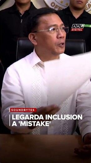 Baligod says Legarda’s inclusion in ‘18 bagmen’ affidavit was a mistake | ANC
