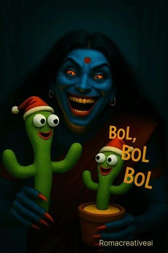 Chudail and Dancing cactus l chudail l bhoot wala cartoon l ghost video l cartoon wala bhoot horror