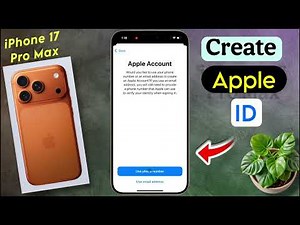 How to Create a New Apple ID on iPhone 17 Pro Max, iphone 17 pro max Add New/Existing Apple Account