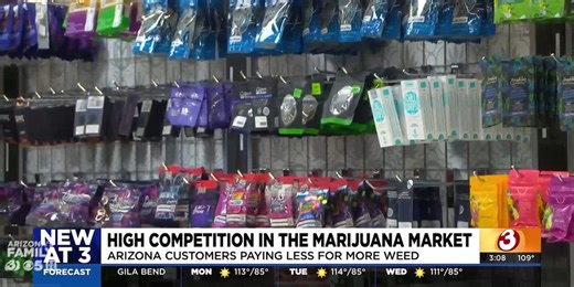 High competition in Arizona's marijuana market lowers consumer costs