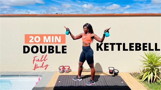 20-Min Full Body Double Kettlebell Workout Beginners to Advanced