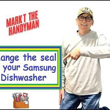 Samsung Dishwasher Seal Replacement