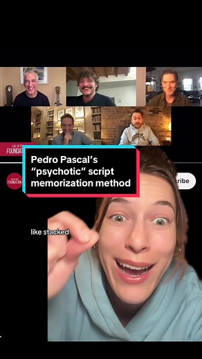 Pedro Pascal’s “psychotic” script memorization method #pedropascal #kieranculkin #sagaftra #celebritynews