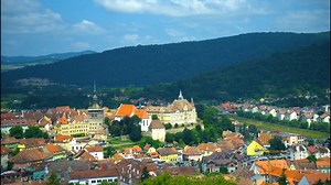 Sighisoara, Transylvania, Romania. Free Stock Video