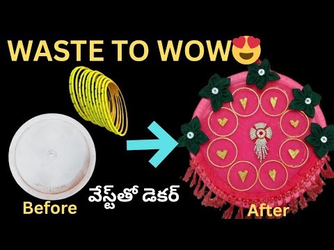 DIY Wall Hanging from Waste Materials | Best Out of Waste Home decor #bestoutofwaste 