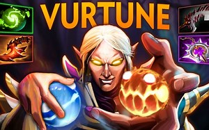 【Dota 2 Invoker】Vurtune大神赏心悦目的卡尔！团战一人成军，挽狂澜于既倒！中路对阵TK