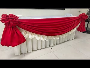 SCALLOP DESIGN TABLE SKIRTING TUTORIAL