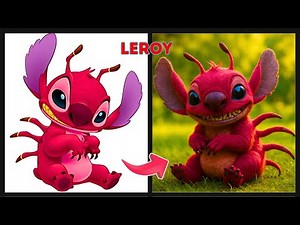 LILO AND STITCH MOVIE CHARACTERS IN REAL LIFE!