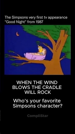 The Simpsons: First TV Appearance in 1987 📺👨‍👩‍👧‍👦