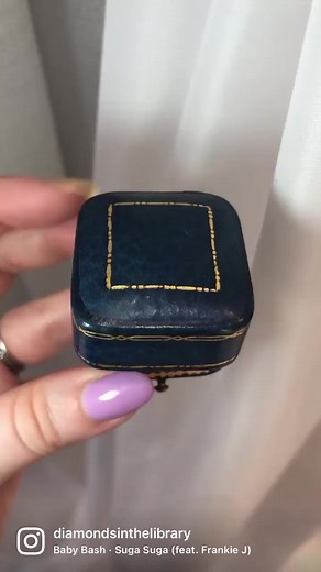 A gorgeous example of an iconic classic! I saw this aquamarine and diamond cocktail ring at Under the Crown | Diamonds in the Library