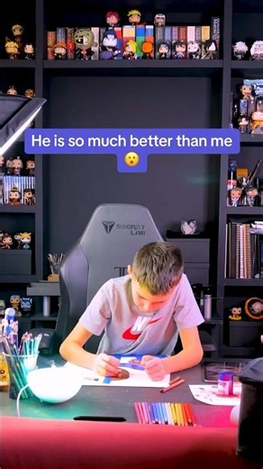 My 11 y/o Nephew made me QUIT art 😭 | drawing Khaby Lame - part 1