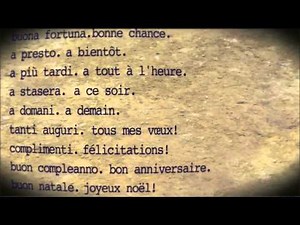 Vocabolario Quotidiano Italiano - Francese