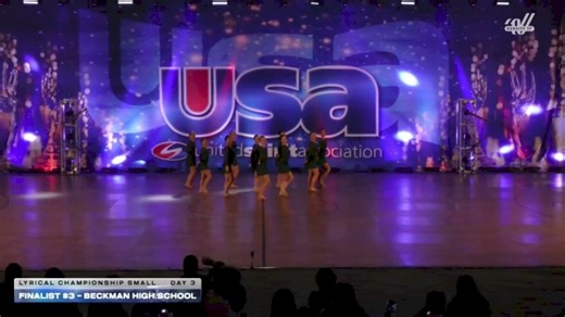 Finalist #3 - Beckman High School [2026 Lyrical Championship Small Day 3] 2026 USA Dance Nationals