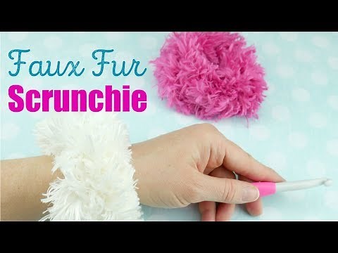 How To Crochet A Faux Fur Scrunchie