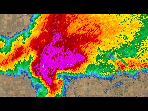 2025 Littlefield, Texas Supercell Radar Loop