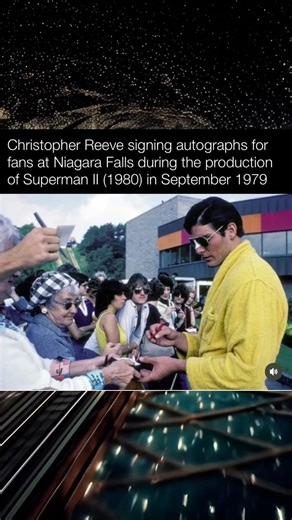Superman: Christopher Reeve Signs Autographs Behind the Scenes