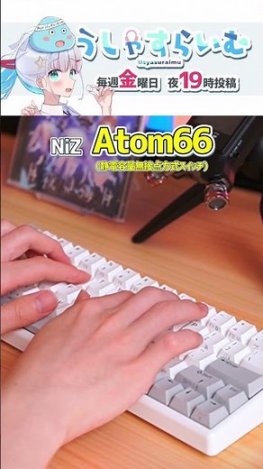 第三の「 スコスコ 」感。｜NiZ Atom66 打鍵音
