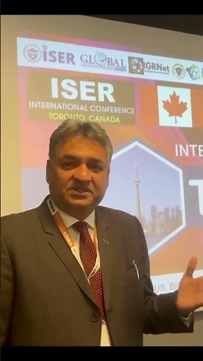 ISER INTERNATIONAL CONFERENCE | Toronto,Canada | Aug 28th, 2024 | #shorts #iser