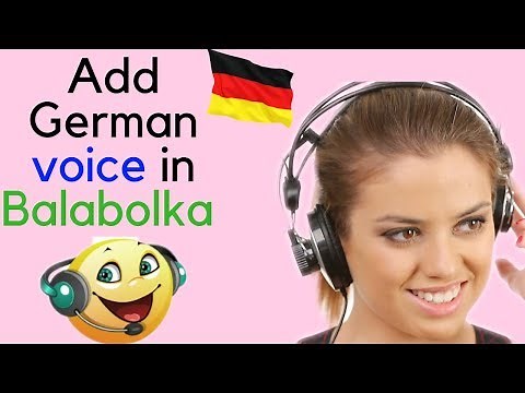 How to add German voice in Balabolka text to speech software