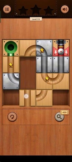 level 119 unblock ball -block puzzle gameplay #trendingshorts #viralshort