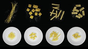 Morphing pasta starts flat but bends into curly shapes when cooked | Science News
