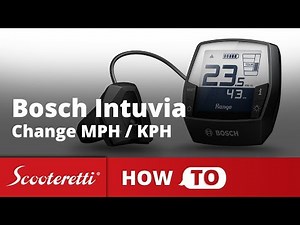 Bosch Ebike Mph To Kmh - How To Change Settings