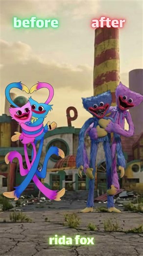 Poppy Playtime Characters Evolution (Cute to Scary) 💀✨ #poppyplaytime