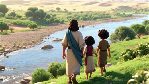 River Stops! Joshua, the Ark, and the Miracle Crossing the Jordan!