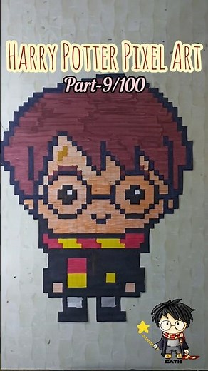 Harry Potter Pixel Art 🧹 #pixelart #harrypotter #art